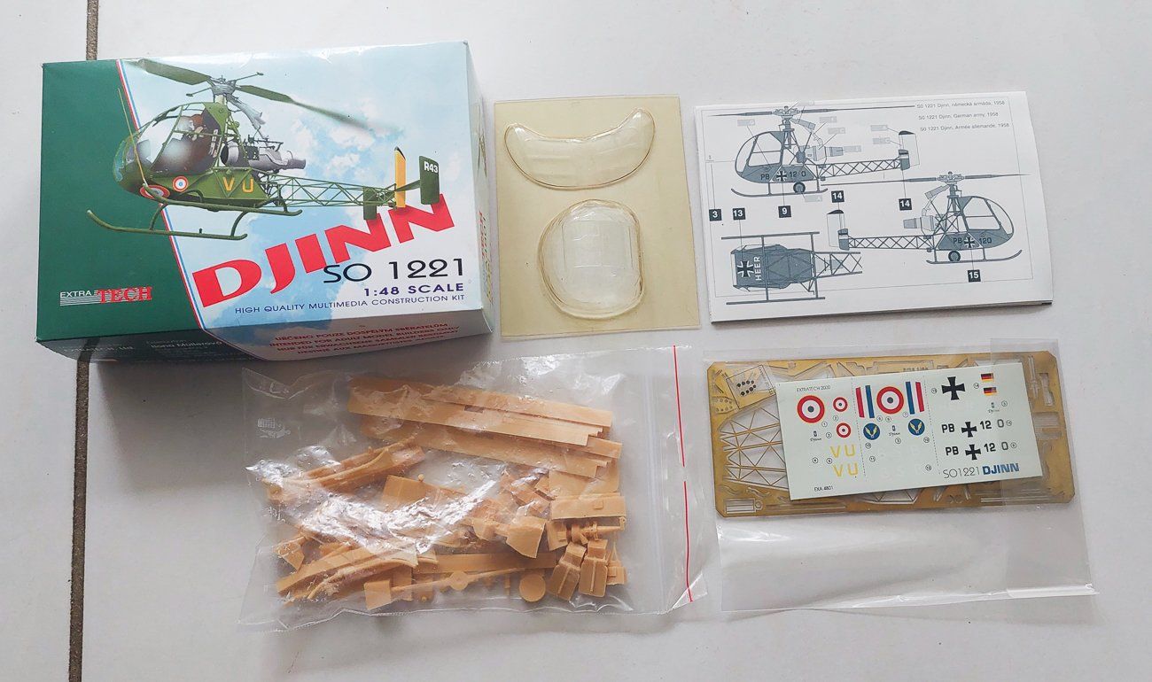 Schweizer Armee Kit di modellismo & Modellini statici: Dinn SO 1221 (Extra Tech 1:48) – Nuovo (secondo la descrizione) da Grenchen venduto da supermuruk 2