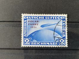 Deutsches Reich Polarfahrt Mi 457 sauber gestempelt