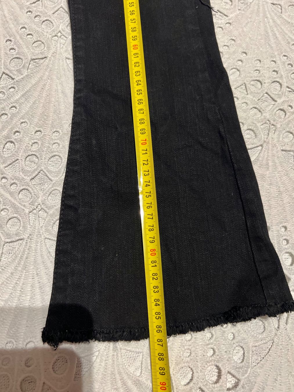 Hosen: Mädchen Jean Hose Schlaghose Schwarz Gr 152 – Gebraucht aus Frenkendorf von Style365 7