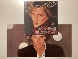 Rod Stewart LP - Foolish Behaviour (mit Poster)