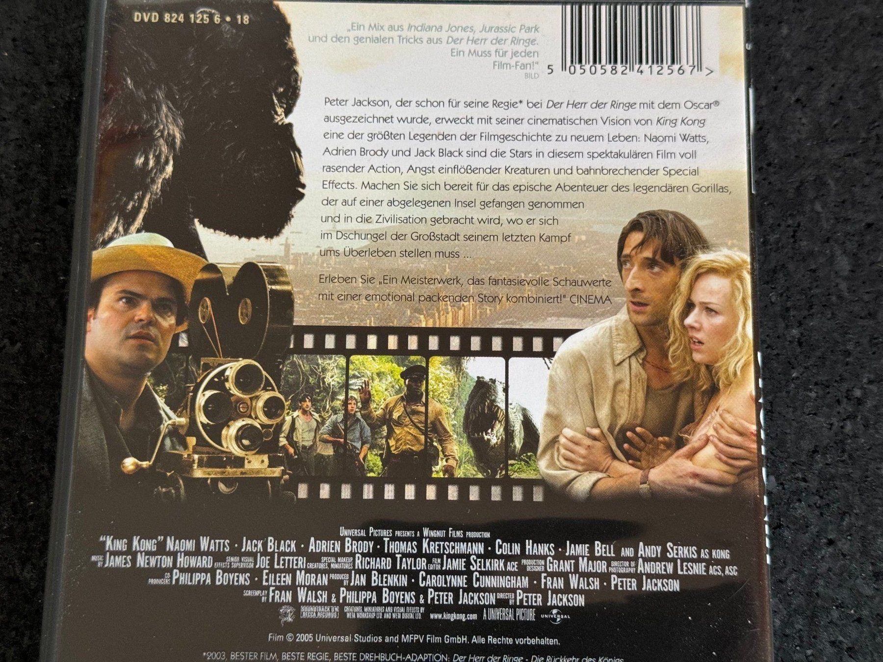 Tous les DVDs: King Kong DVD DE / EN – D'occasion à Fribourg par tschjoly 2