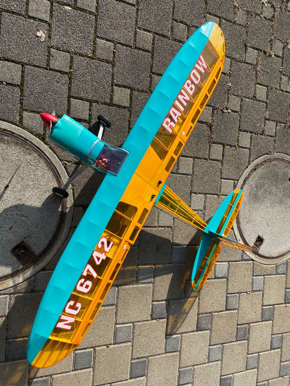 Modellismo RC: RC Hochdecker Rainbow 1.6m – Usato da Ammerswil (AG) venduto da Extmage 2