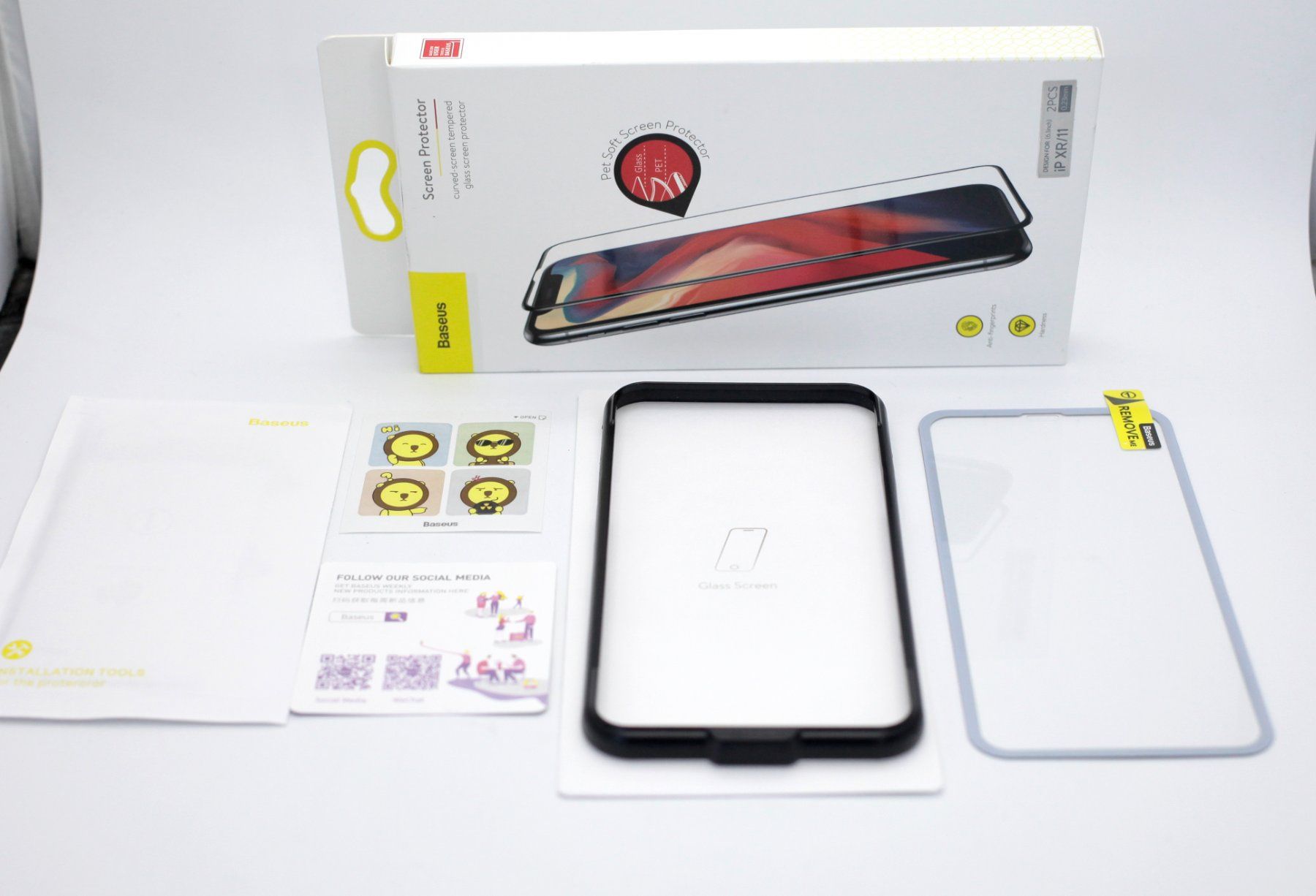 Lackretusche & Schutzfolien: Baseus Display 1 Schutzglas Iphone 11 oder XR neu – Neu (gemäss Beschreibung) aus Birsfelden von Foti-Virus