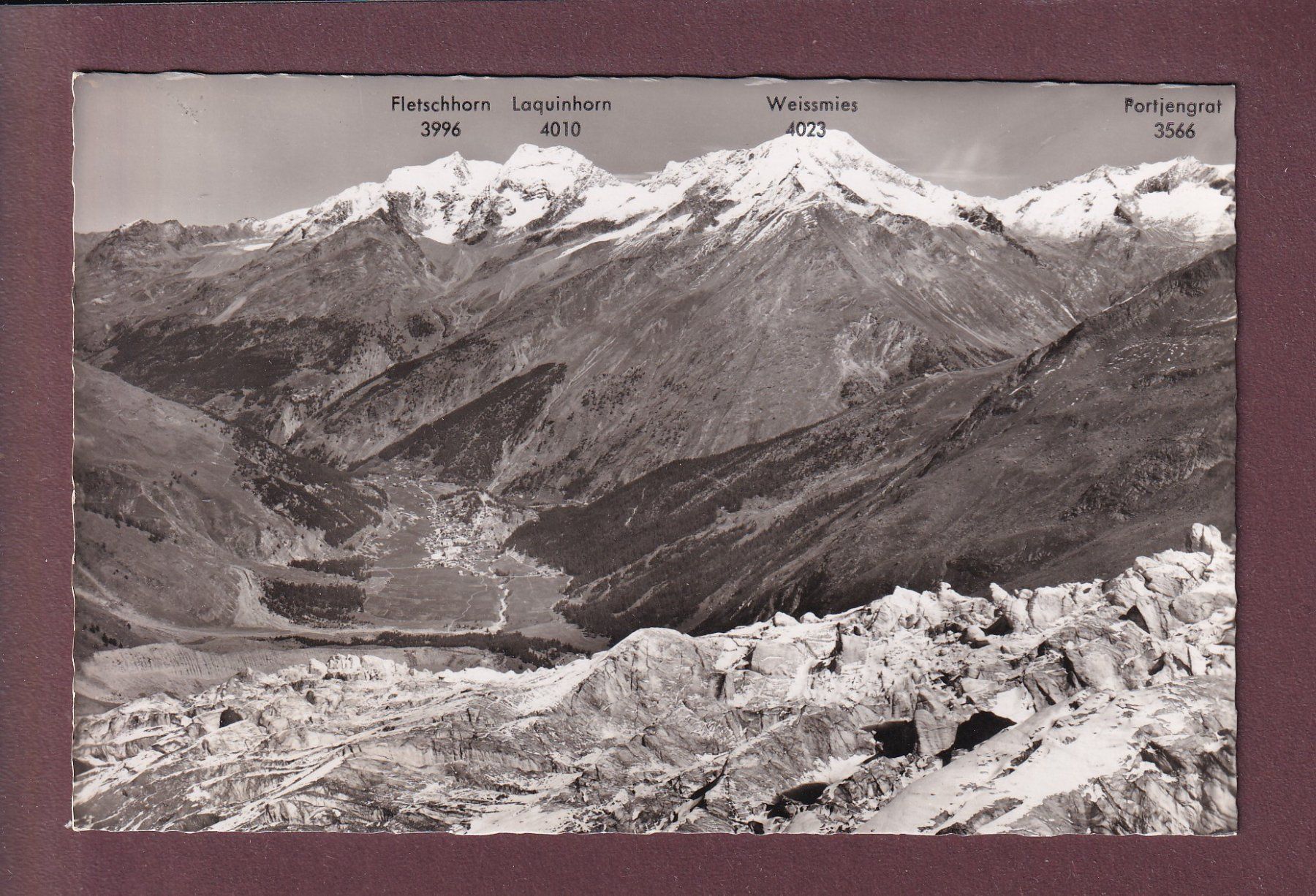 Cartes postales: LANGEFLUH - Fee Gletscher – D'occasion à Pully par nicecards