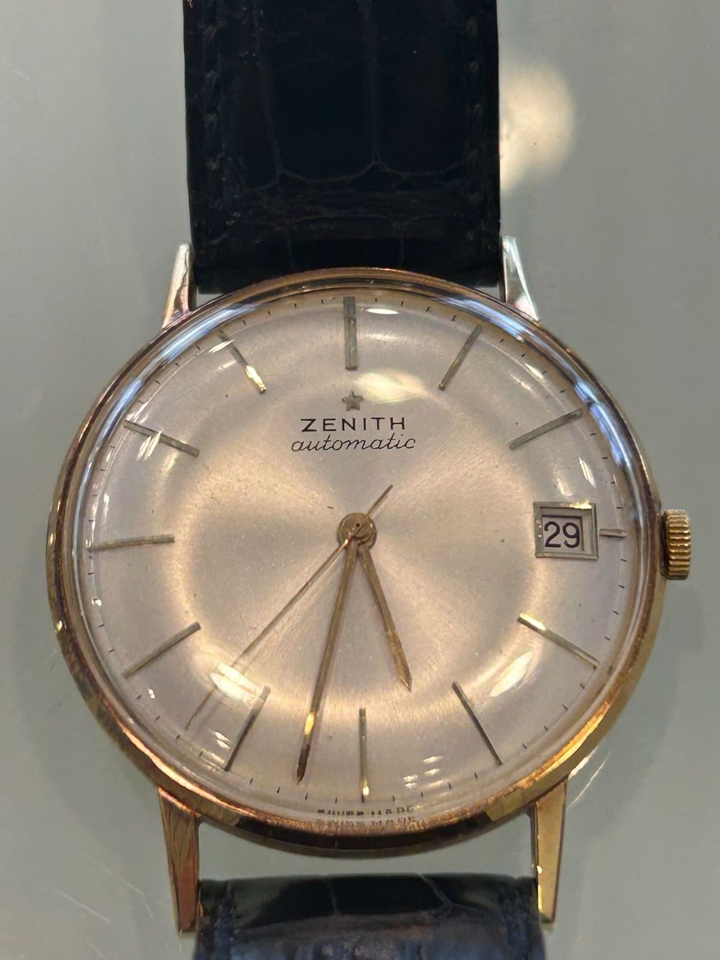 Zenith Orologi: HERREN UHR  ZENIT  AUTOMATIC LÄUFT 18KARAT GOLD – Usato da herisau venduto da hb_gold 1