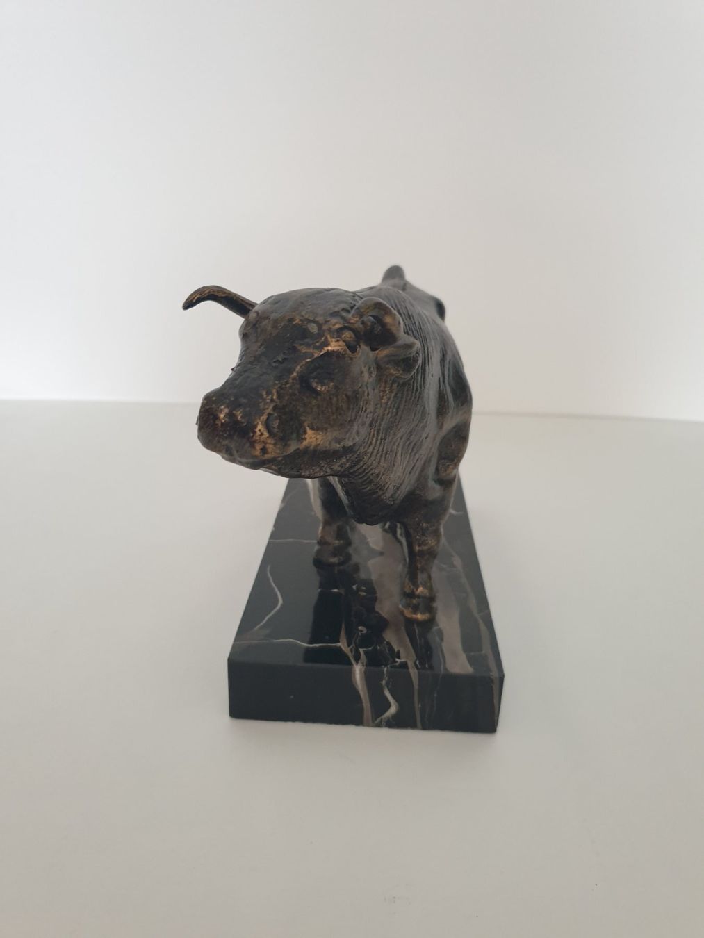 Sculture & Statue: RIESEN STIER GUSSEISEN FIGUR – Usato da Locarno venduto da ICARO8 3