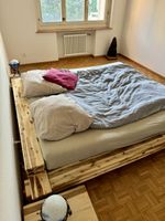 Holzbett Massivholz mit Lattenrost & Matratze
