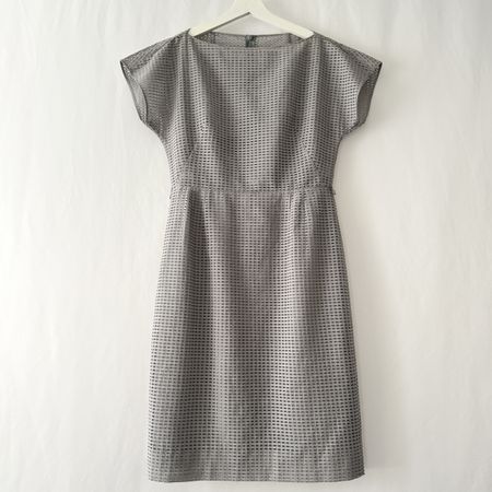 AKRIS Gray Cotton Dress