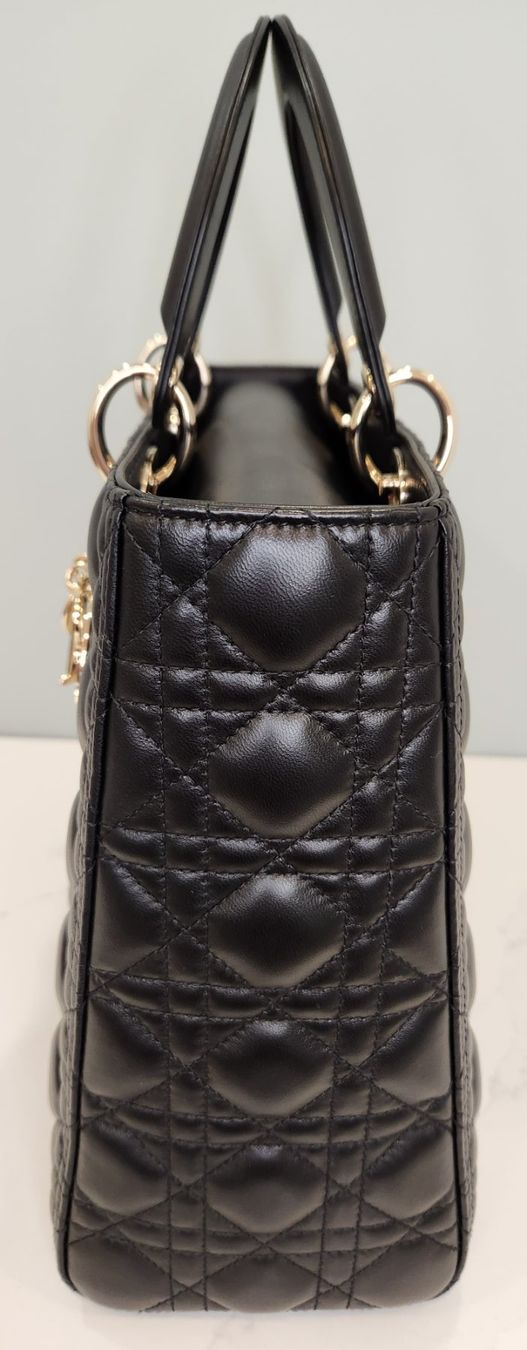 Dior Taschen für Damen: Lady Dior Bag Large Black, Excellent Condition! – Gebraucht aus Schenkon von marc79x 3