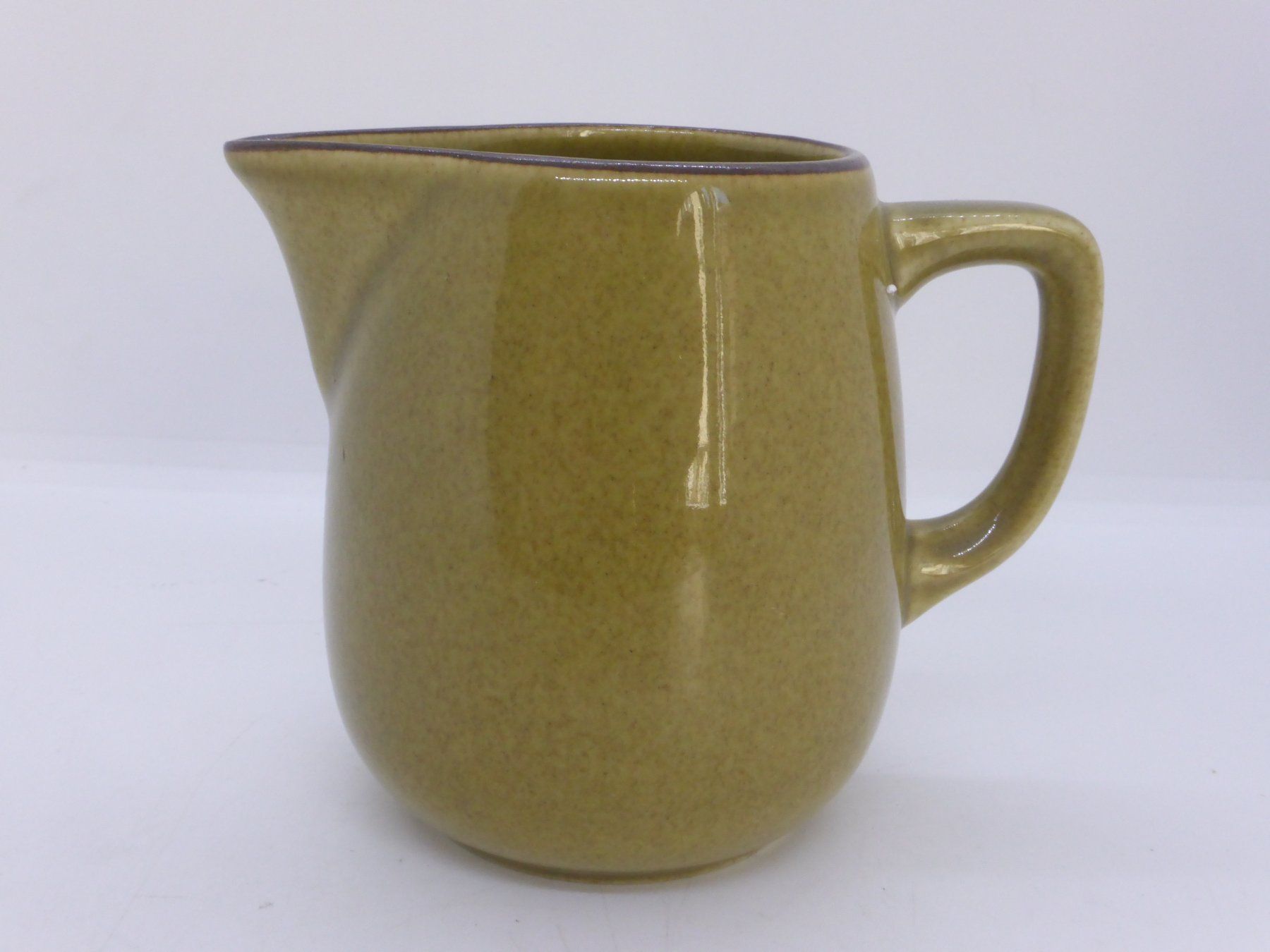 Rössler Caraffe: Rössler pot à crème capacité 2dl décor "vert olive" – Usato da Porrentruy venduto da Kim017
