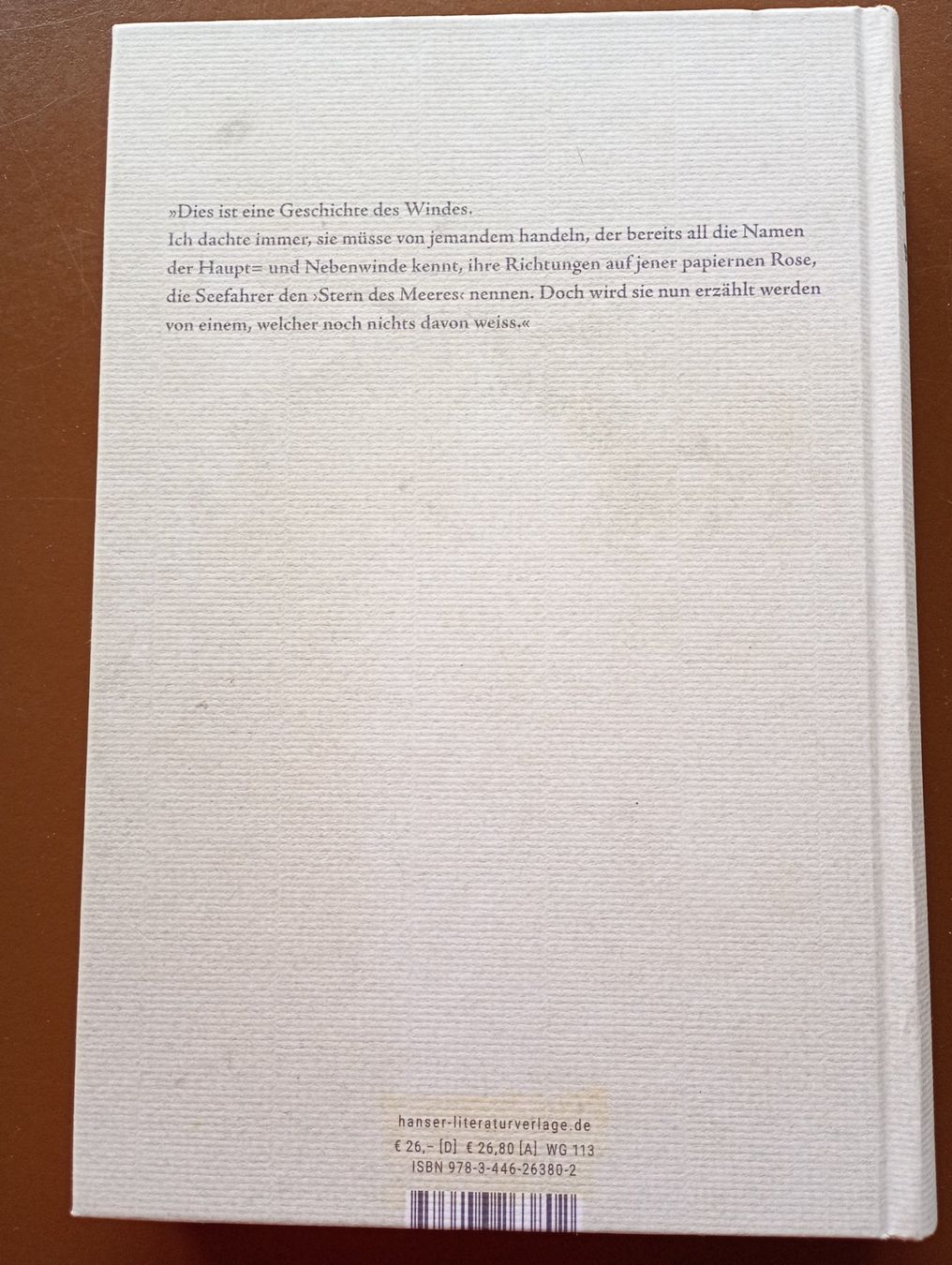 Libri: Raoul Schrott: Eine Geschichte des Windes oder..  [Seefahrt] – Usato da Zürich venduto da TaebL 1