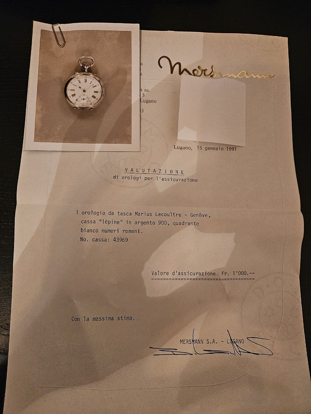 Uhren: Orologio da tasca antico – Gebraucht aus Pura von and_8dzs 6
