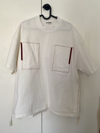 T-Shirt Jil Sander Bianca Taglia S Fit large