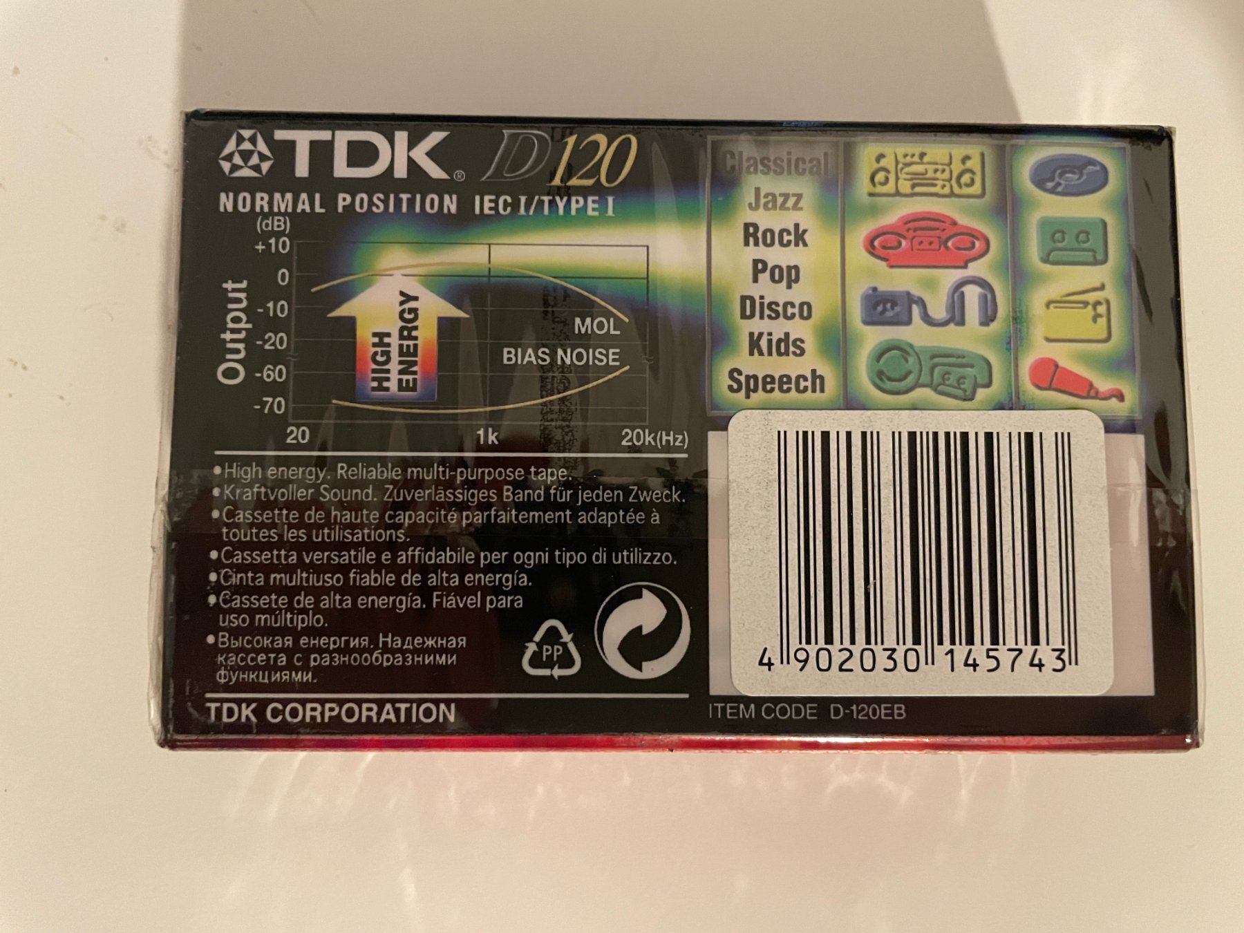 Musicassette: Deux cassettes audio vierges TDK Type I D120 – Nuovo e nell'imballaggio originale da Petit Lancy venduto da gil_hr6v 1