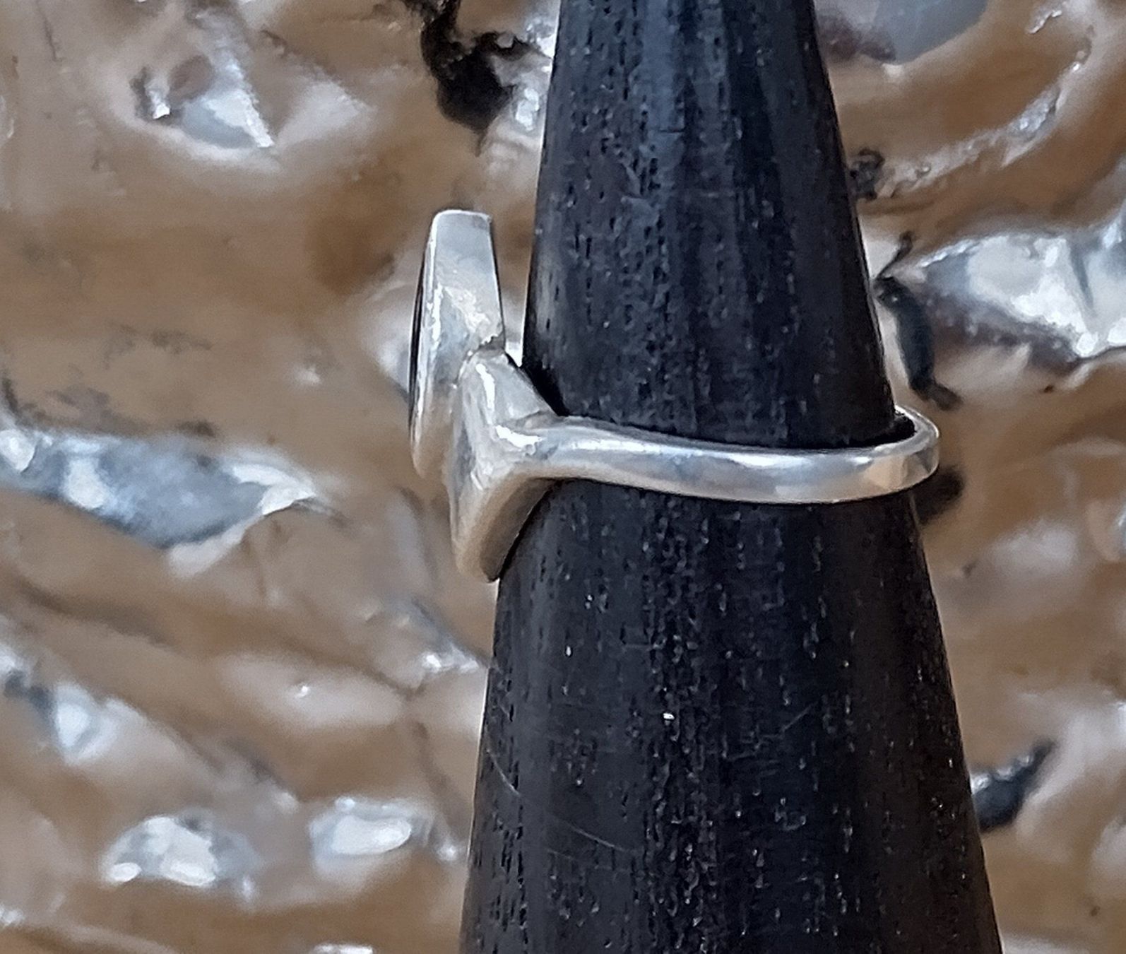 Ringe: SILBER RING 925 MIT ONYX – Gebraucht aus Romanshorn von BoutiqueA 2