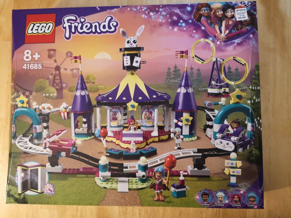 LEGO 41685 Friends Les Montagnes Russes de la Fête Foraine Magique