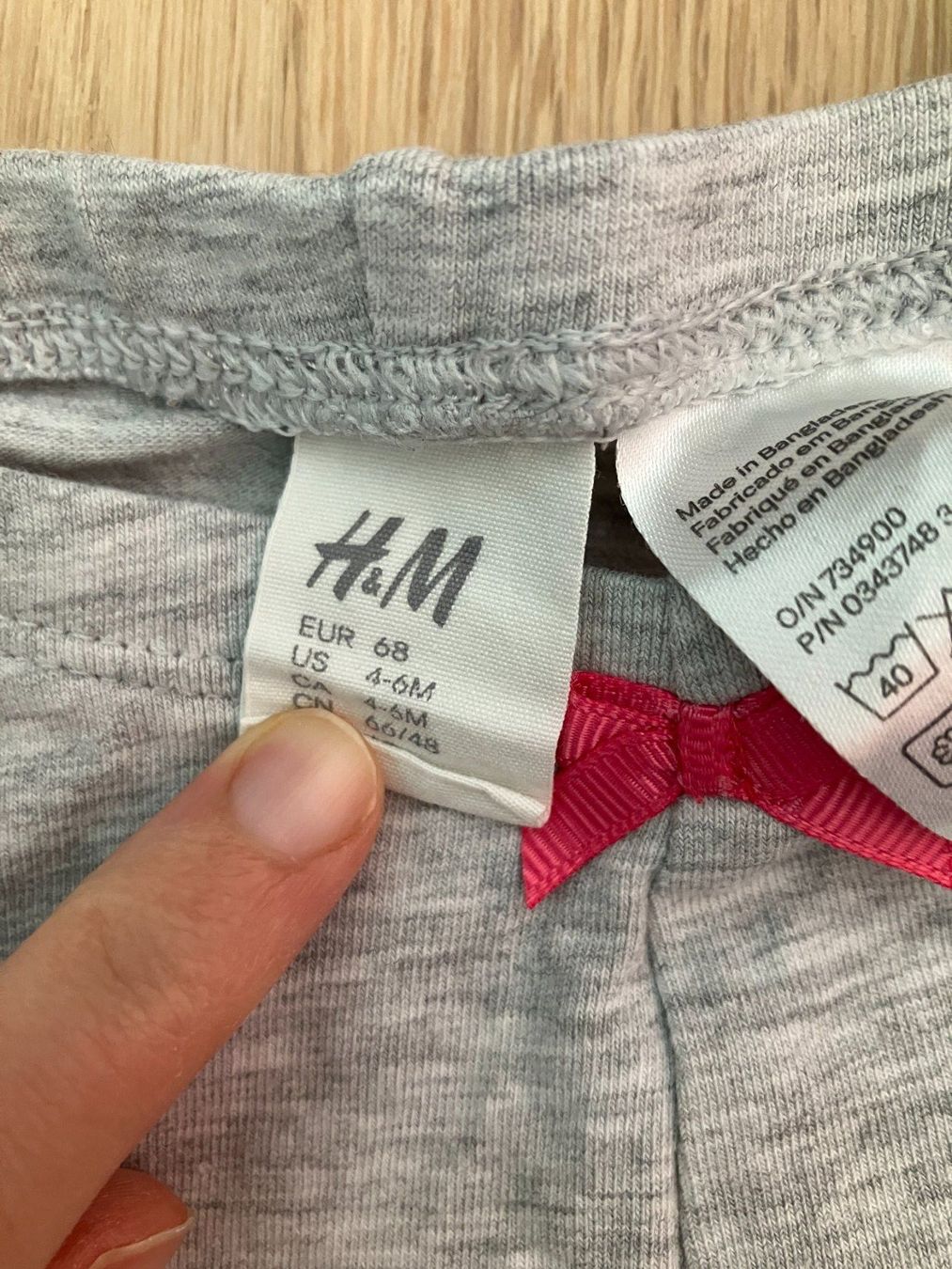 Pantaloni: 3x dünne lange Hosen/Leggings Gr. 68 – Usato da Zürich venduto da tscherel 1