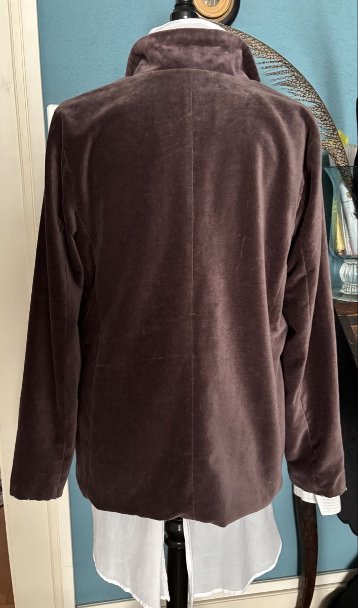 Giacche: Blazer en velours violet décontracté taille M – Nuovo (secondo la descrizione) da Genève venduto da bea_f5qp 1