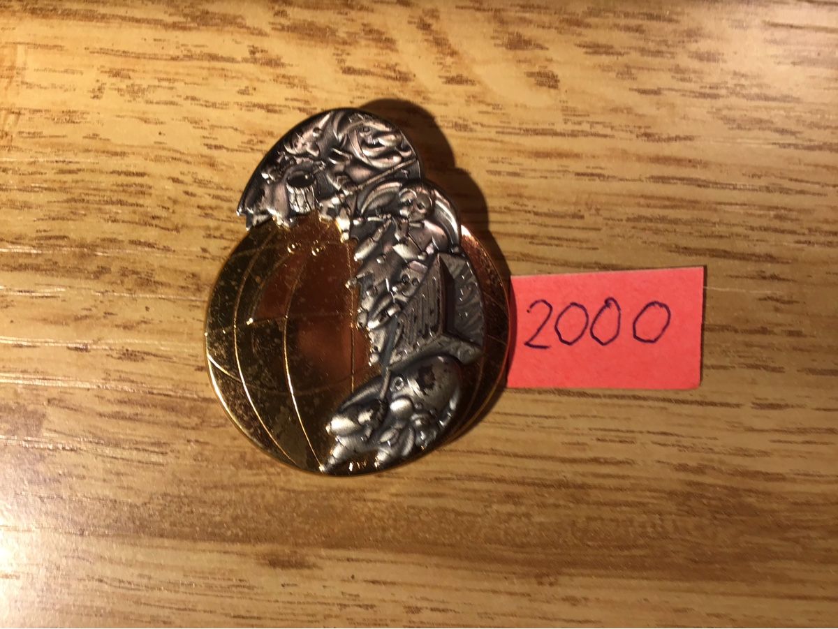 Basler Placchette & Badge: Goldplakette 2000 – Usato da Arlesheim venduto da printz01