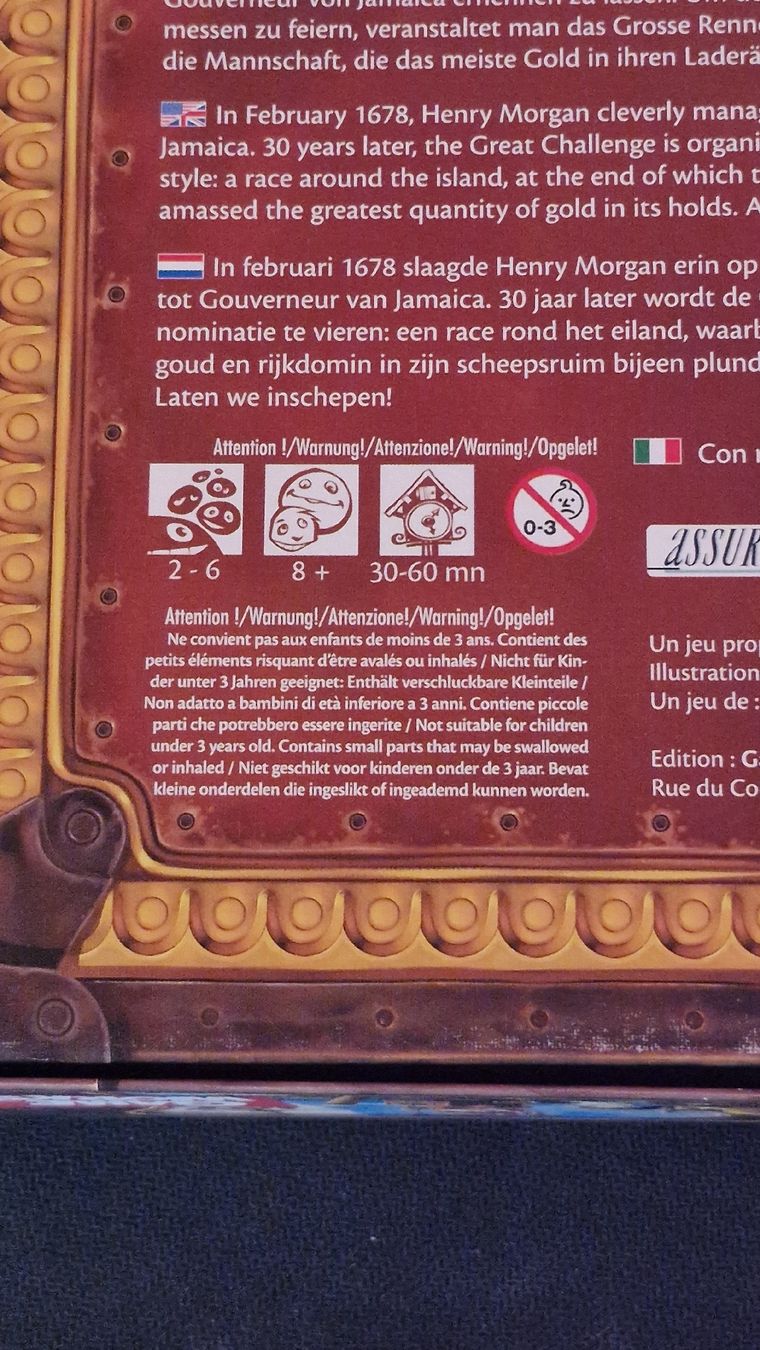 Giochi: Jeu de Société "Jamaica" - Course de Pirate – Usato da Vucherens venduto da Sebos7676 2