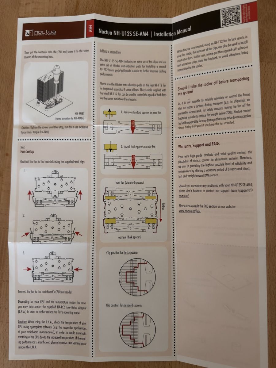 Noctua Componenti elettronici: Noctua NH-U12S SE-AM4 CPU-Kühler – Usato da Riehen venduto da Reinhard99 5