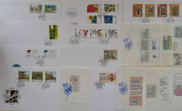 Liechtenstein Satzmarken 1996 postfrisch** und FDC 1996