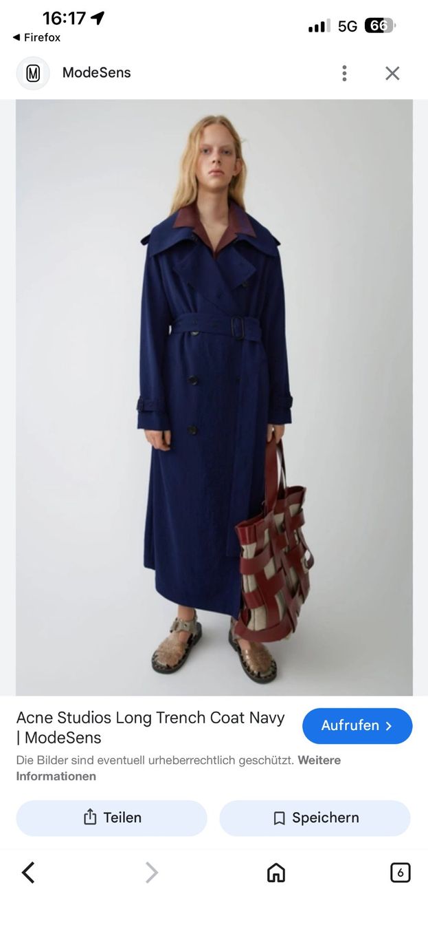 Acne Studios Cappotti: Acne Studios Trenchcoat – Nuovo (secondo la descrizione) da Zürich venduto da pinkmilkyway 1