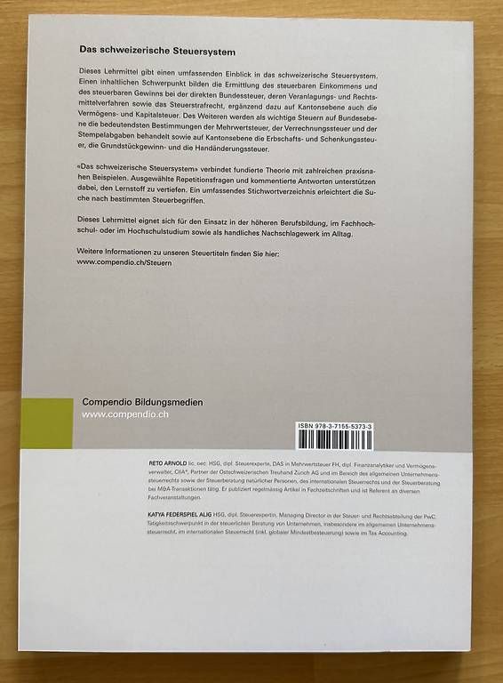 Libri: Das Schweizerische Steuersystem – Usato da Baar venduto da AlisaBXX 1