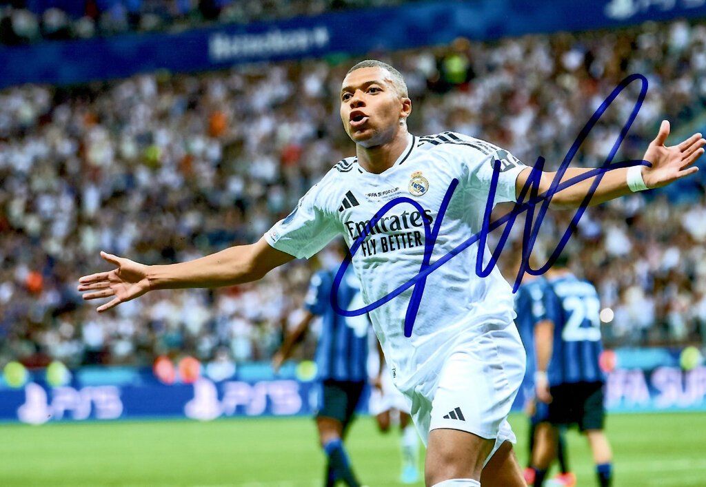 Autografi: Kylian MBAPPÉ Real / TOP AUTOGRAMM – Usato da Egg b. Zürich venduto da Dbunny