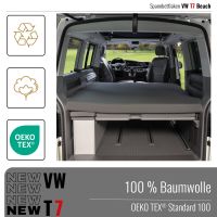VW T7 Beach – Passgenaues Spannbettlaken für Faltbett im VW