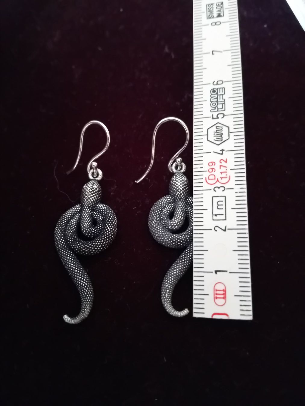 Ohrringe & -stecker: Schlange Ohrhänger Messing – Neu (gemäss Beschreibung) aus Zürich von Gillheri 1