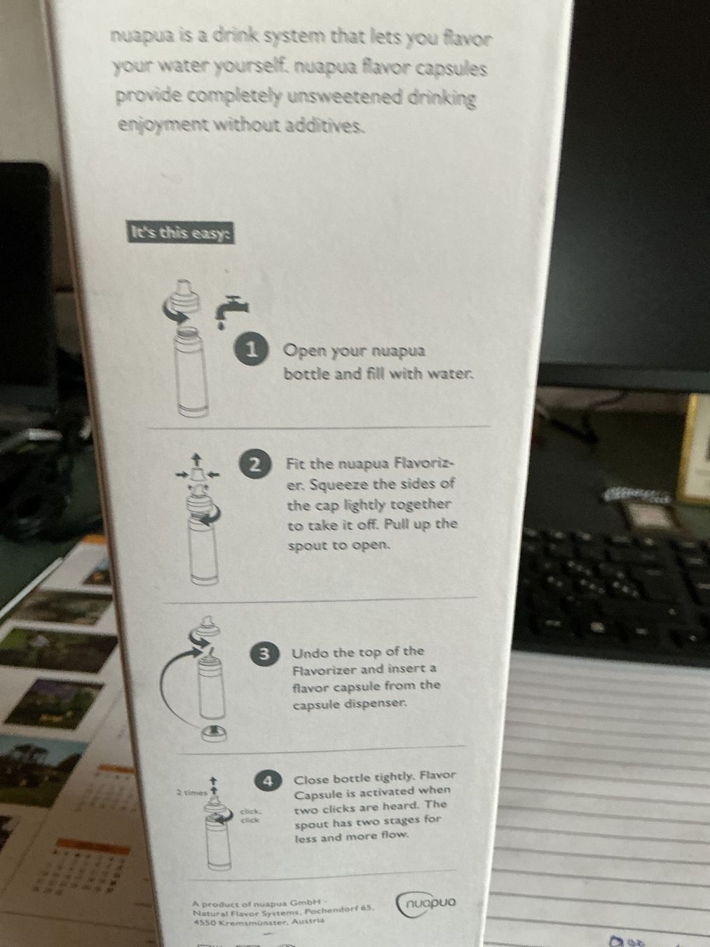 Cucine complete: Trinksystem zum aufbereiten von Wasser mit Geschmack – Nuovo e nell'imballaggio originale da Appenzell venduto da Bibabaxli
