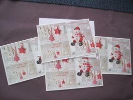 4 gleiche Weihnachtskarten mit Couvert (8)