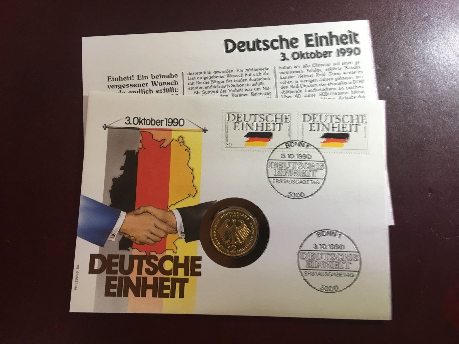 Tutti le monete: Münzbrief / Numisbrief – Nuovo (secondo la descrizione) da Arch venduto da seil819