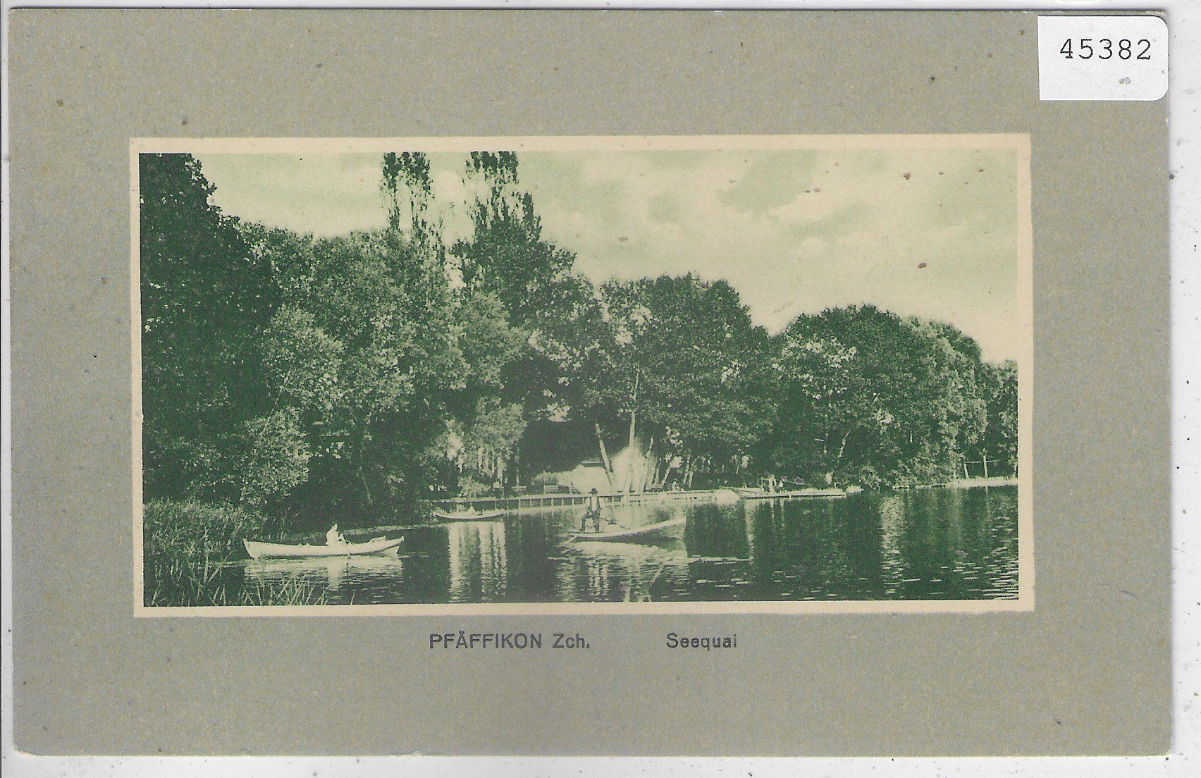 Cartoline postali: Pfäffikon ZH - Seequai - animee – Usato da Ettingen venduto da Kartenplanet