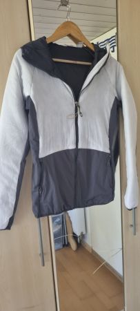 Damen Jacke Crane weiss grau Grösse S neu