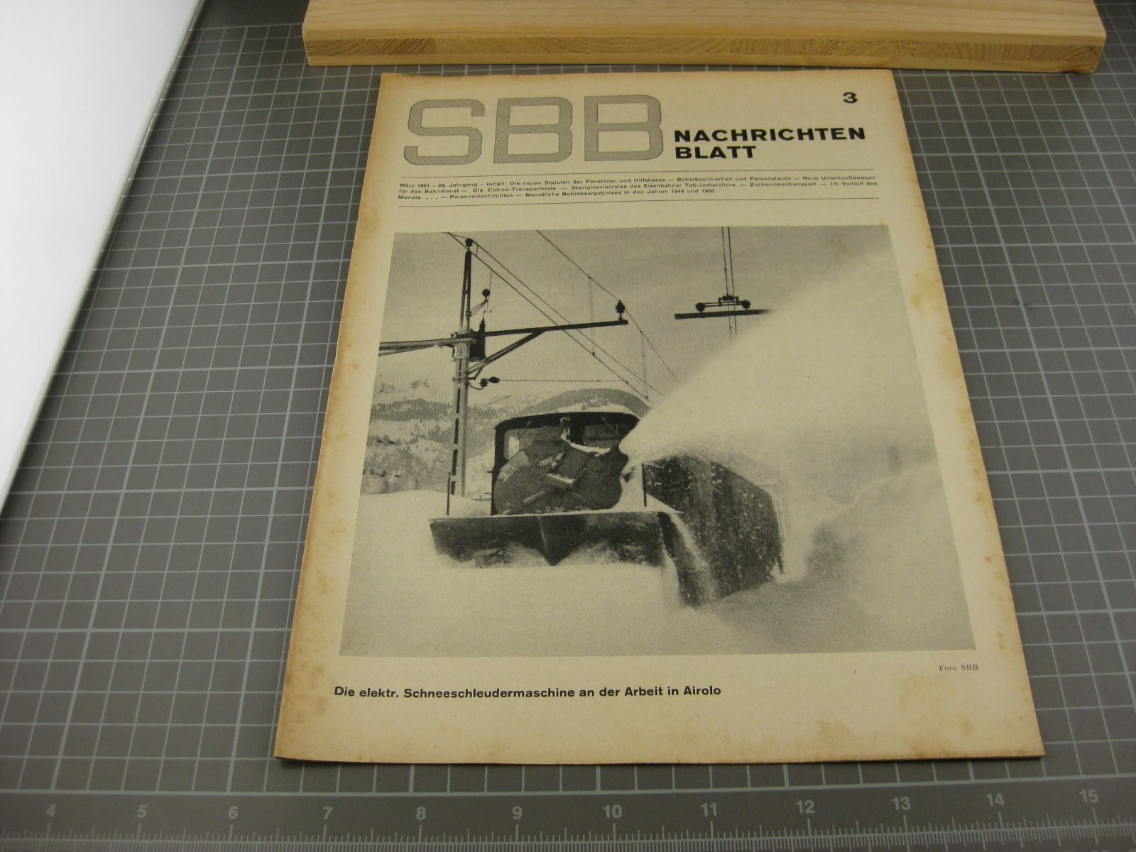 Riviste & Magazine: SBB Nachrichtenblatt 3-1951 – Usato da Malters venduto da Marosko