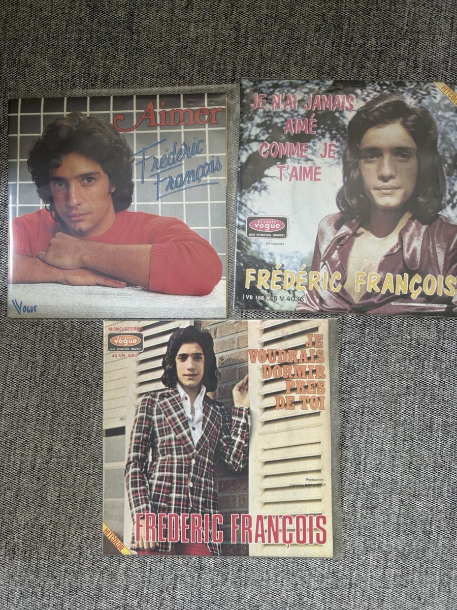 Schallplatten: 3xFrederic Francois Singles – Gebraucht aus Zofingen von Bigron