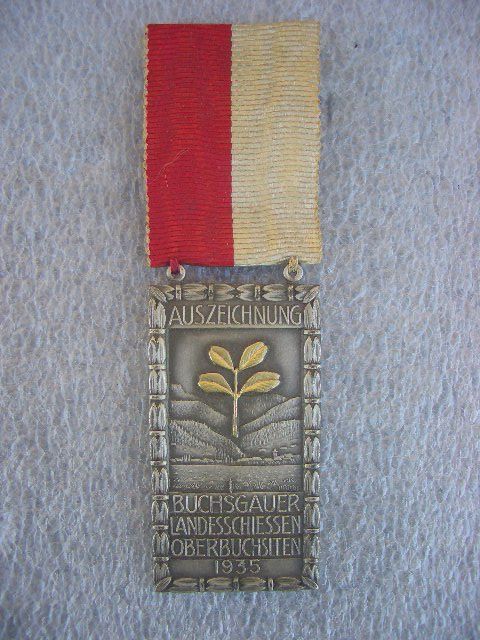 Médailles: SCHÜTZENABZEICHEN OBERBUCHSITEN 1935 – D'occasion à Thürnen par Chluuri