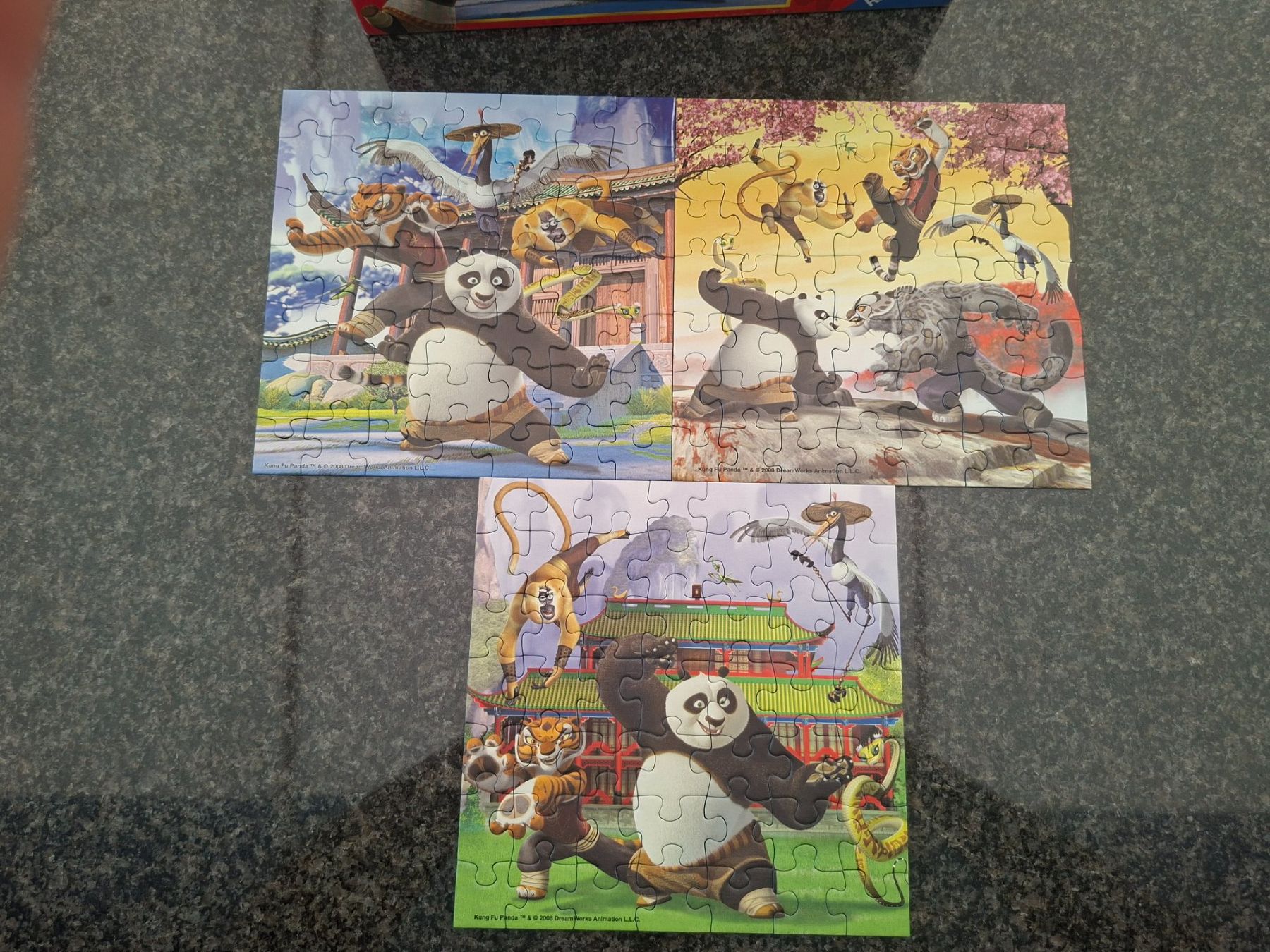 Ravensburger Puzzle: Ravensburger; Puzzle "Kung Fu Panda" 3x 49-teilig – Usato da Boniswil venduto da Totomat-Lady2 1