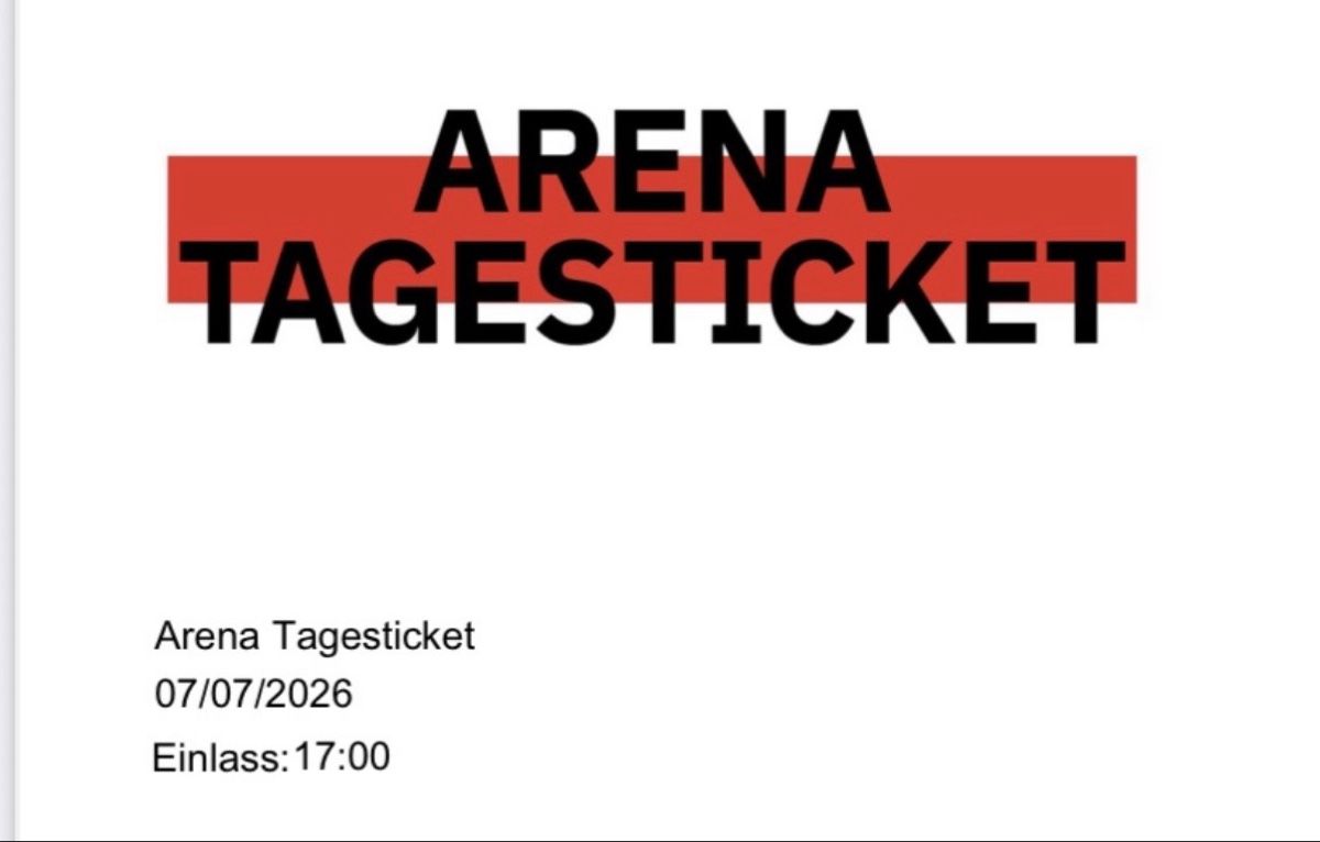 Billets: Tagesticket Wintiarena, 7. Juli 2026 – Neuf avec emballage d'origine à Zürich par Maximus_25