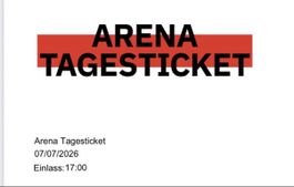 Tagesticket Wintiarena, 7. Juli 2026