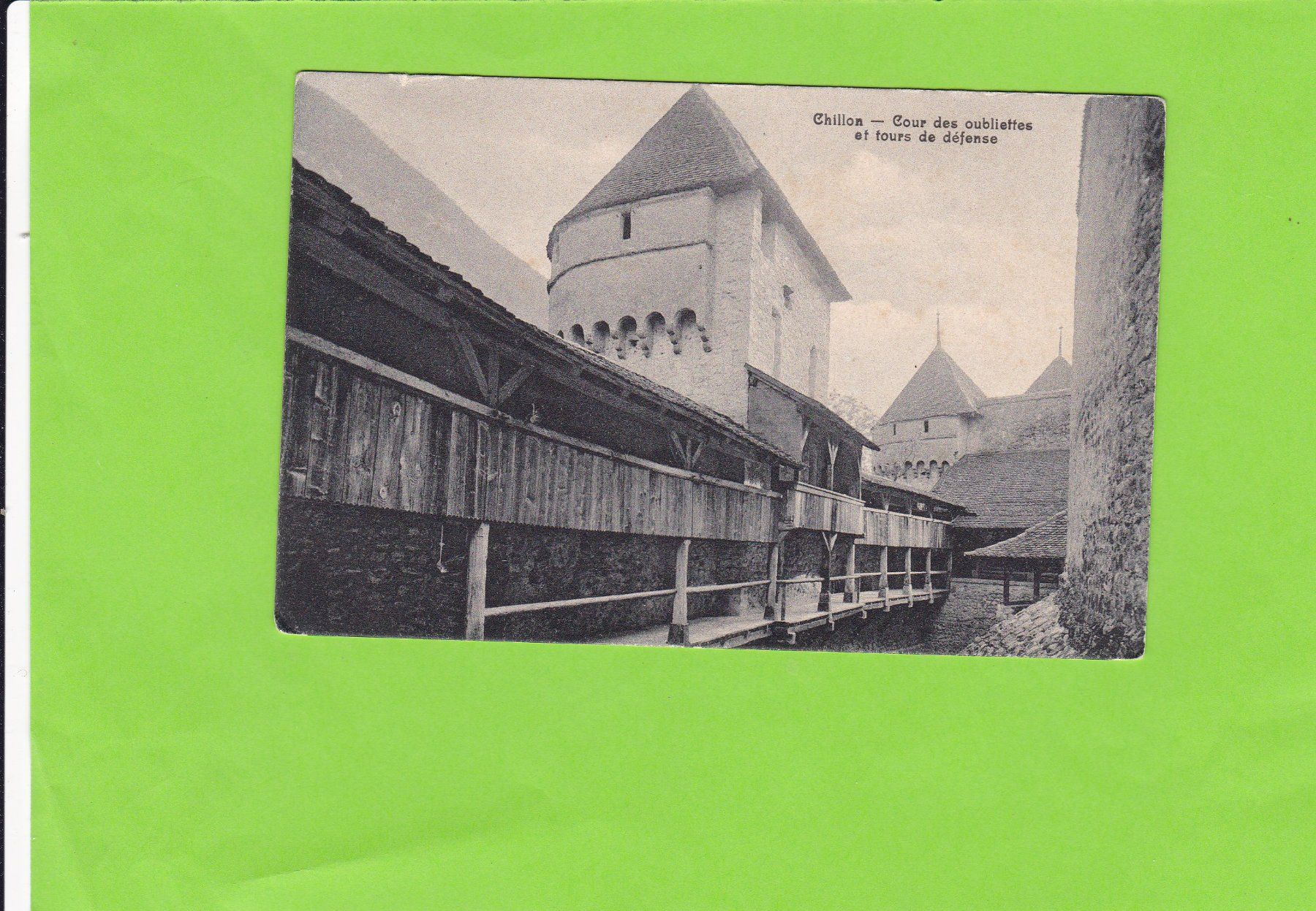 Ansichtskarten: Chillon-Cour des oubliettes – Gebraucht aus St. Peterzell von neckertal