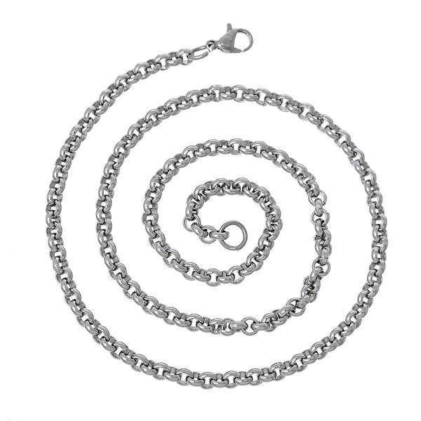 Catenine: Tolle Chromstahlkette 460mm lang – Nuovo (secondo la descrizione) da Schwanden GL venduto da UHRKNALL 2