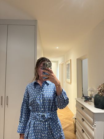 Zara Damen Hemdbluse blau Grösse M guter Zustand
