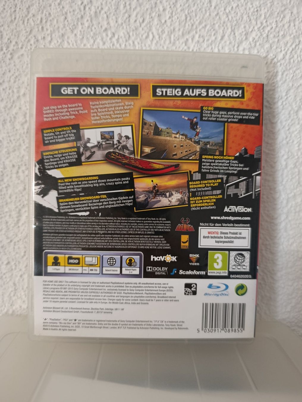 Sony Giochi: Tony Hawk Shred PS3 Spiel – Usato da Wil SG venduto da Donaldus 1