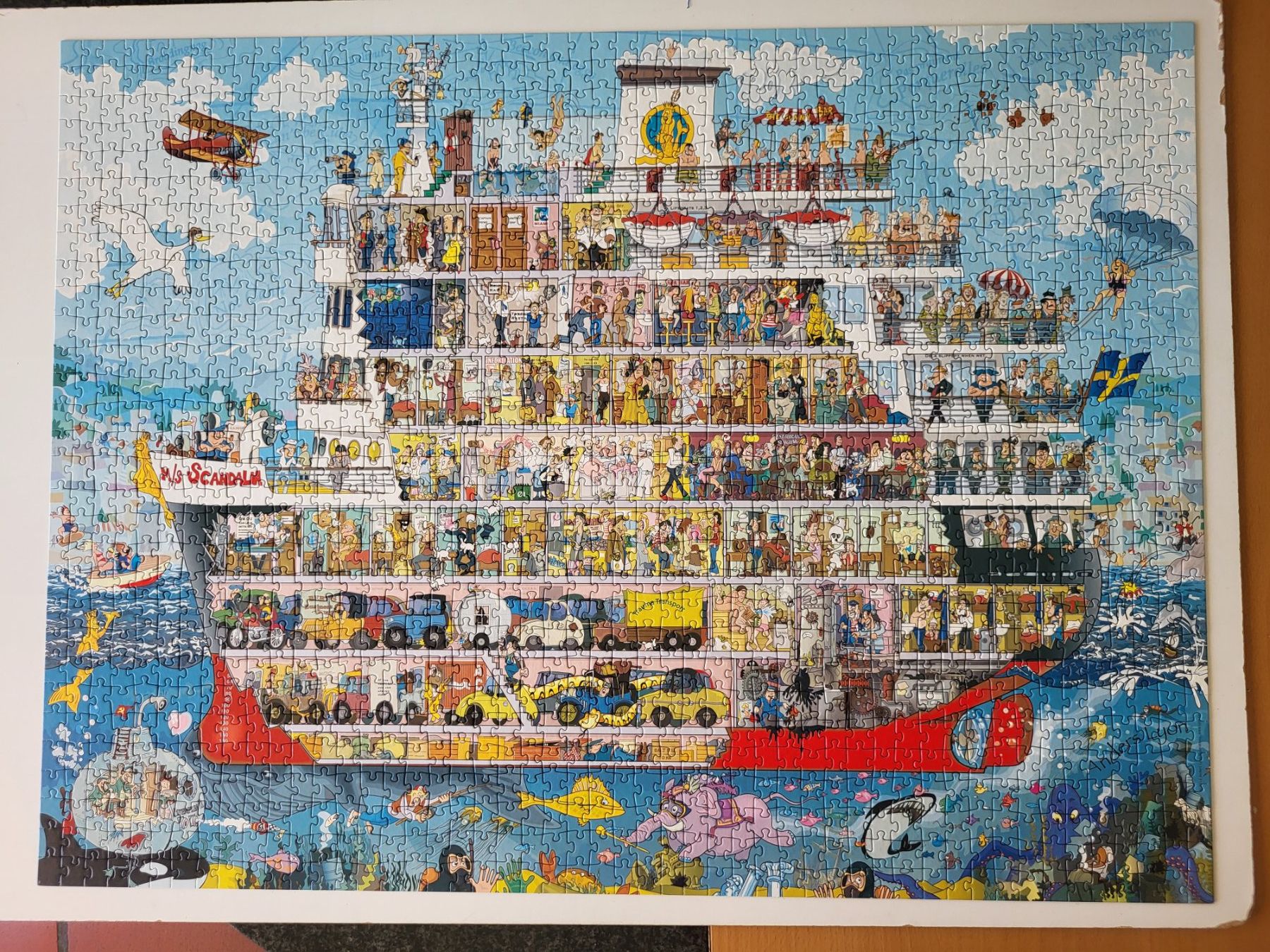 Heye Puzzle: HEYE Puzzle ANDERS LYON cruise 1500 Teile – Usato da Therwil venduto da Nika123 2