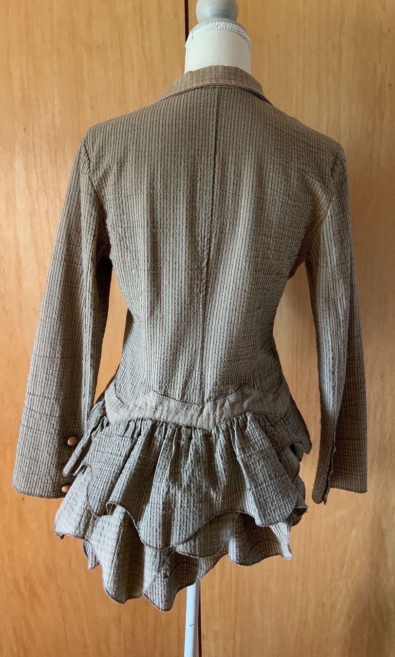 Jacken: Steam Punk Blazer beige gestreift Gr: 38 – Gebraucht aus Arboldswil von psp_cjt9 2