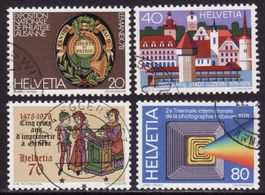 Satz SBK-Nr. 603-606 (Sonderpostmarken 1978) gestempelt