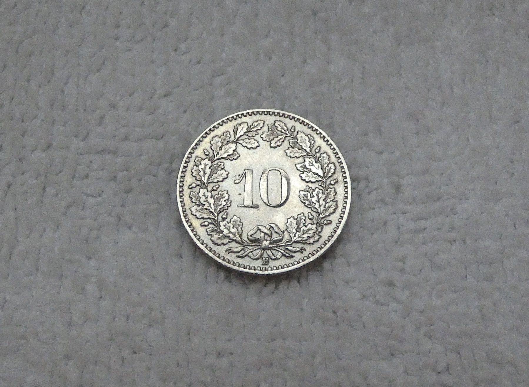 Tutti le monete: 10 centimes/rappen 1922 – Usato da Nyon venduto da Ilmi09 1